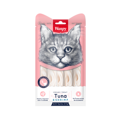 Wanpy - Creamy Lickable Treats Tuna & Shrimp - Cat